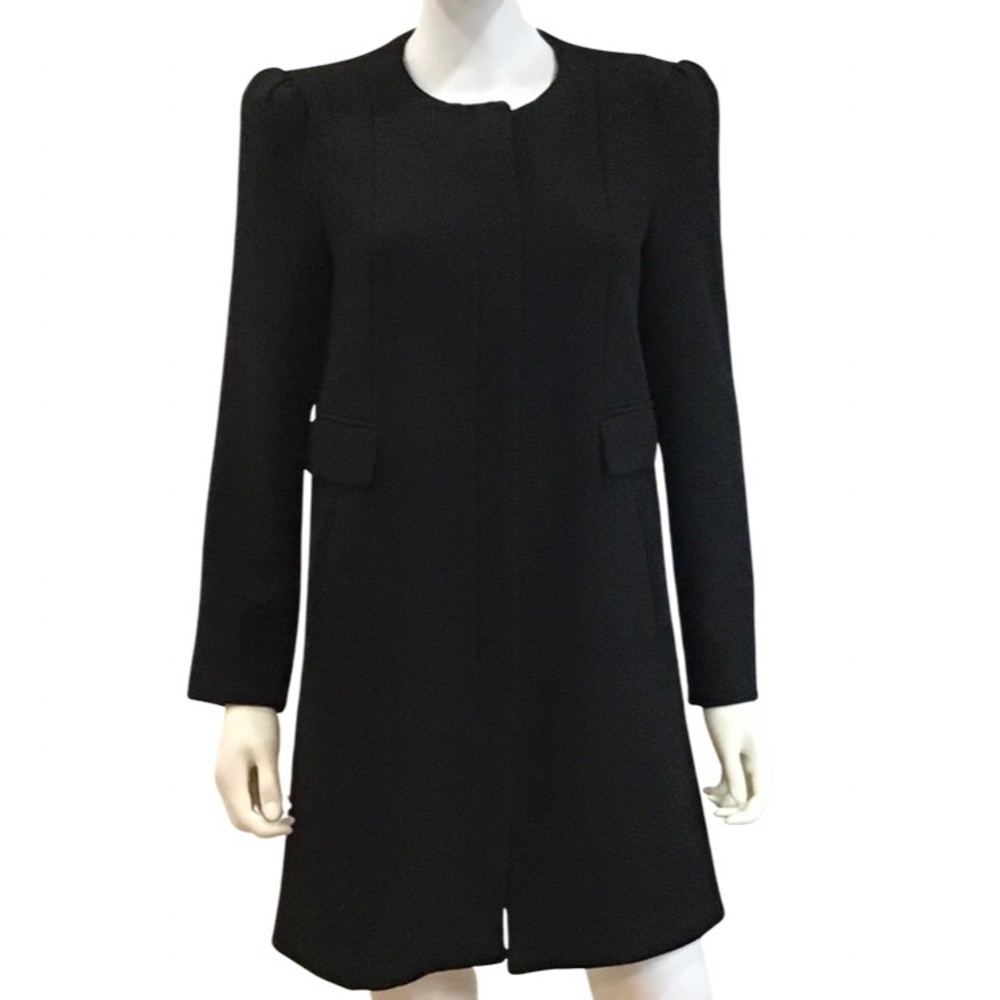 Zara Black Coat Jacket, Size M